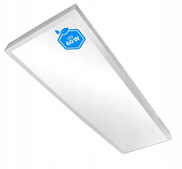 Panel LED Sufitowy 60W NATYNKOWY 120 x 30cm Plafon