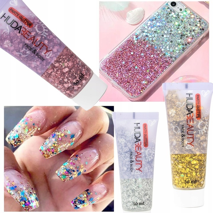 BROKAT DO ZDOBIENIA TWARZY CIAŁA UST WŁOSÓW GEL