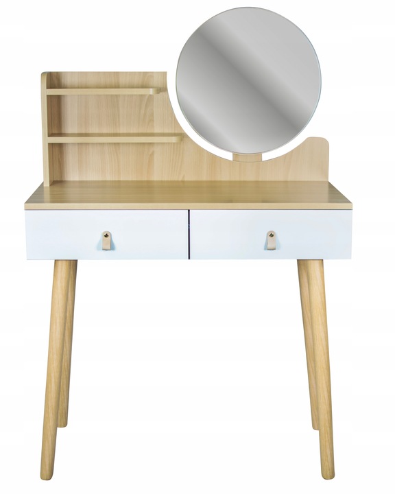 Toaletka z lustrem SCANDI kosmetyczna skandynawska