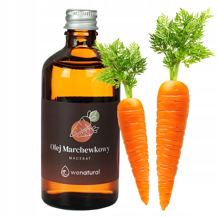 Olej Marchewkowy 100ml Wenatural naturalny samoopalacz, opalanie, do ciała