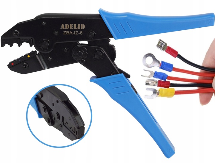 ZACISKARKA PRASKA DO TULEJEK IZOLOWANYCH 2,5 4 6