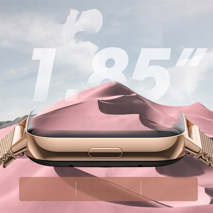 NAIXUES SMARTWATCH ZEGAREK DAMSKI Połączenie Bluetooth 1.85''AMOLED HD IP68