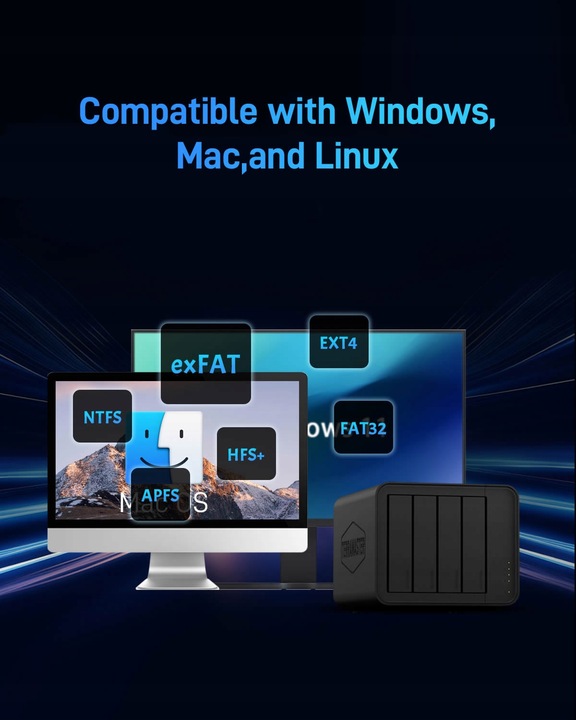 Obudowa dysku 3,5" D8 Hybrid TerraMaster USB3.2 typu C 10 Gb/s