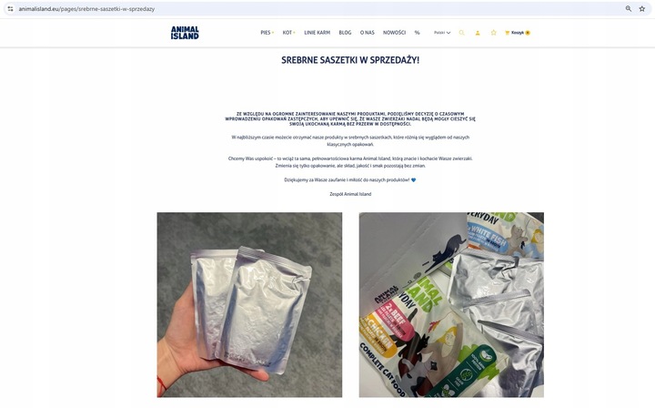 KARMA ANIMAL ISLAND BIAŁA RYBA 12X85G DLA KOTA