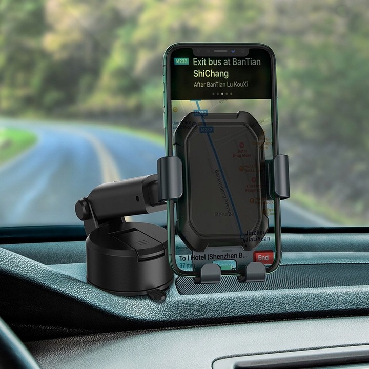 UCHWYT DO SAMOCHODU NA TELEFON BASEUS GRAWITACYJNY HOLDER NA DESKĘ SZYBĘ