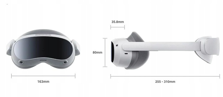 Gogle VR PICO 4 128GB Zestaw Gogle VR All-in-One 4K + 2 KONTROLERY