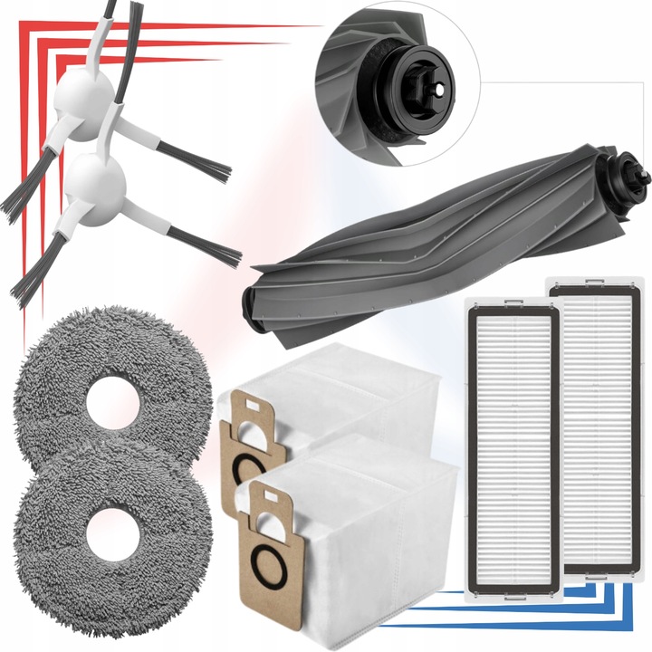 Zestaw do Xiaomi MI Robot Vacuum X10+ X20+ S10 Dreame L10 L10S zamienniki