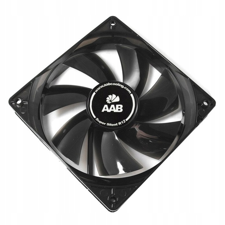 AAB SUPER SILENT R 12 CM CICHY FAN WENTYLATOR WIATRAK OBUDOWA PC 120mm 9dB