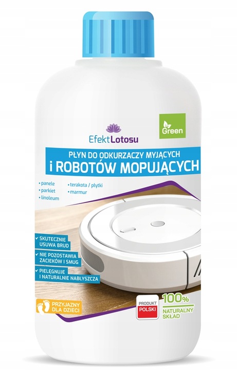 PŁYN MYJĄCY DO ROBOTÓW MOPUJĄCYCH SPRZĄTAJĄCYCH MOPÓW BIONICZNYCH BEZ SMUG