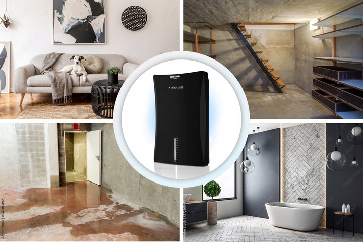 Osuszacz Oczyszczacz Powietrza Pochłaniacz Wilgoci