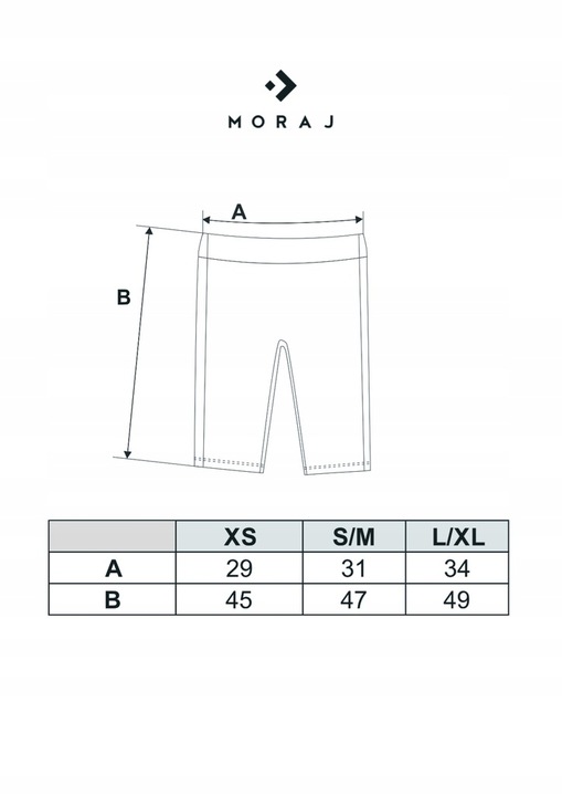 KRÓTKIE LEGGINSY KOLARKI DAMSKIE MORAJ ZESTAW 3 PARY WYSOKI STAN L/XL