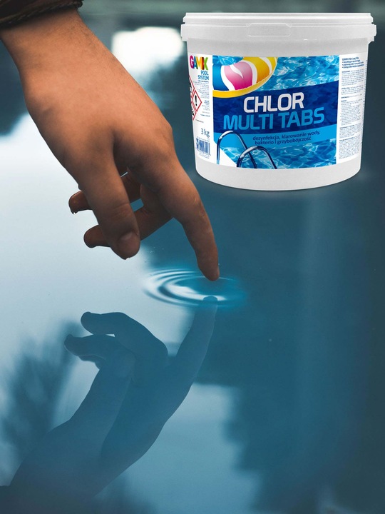 CHLOR MULTI TABLETKI DO BASENU BLUE WATER 10W1