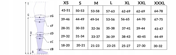 POŃCZOCHY czarne CLASSIC CCL2 otwarte długie L