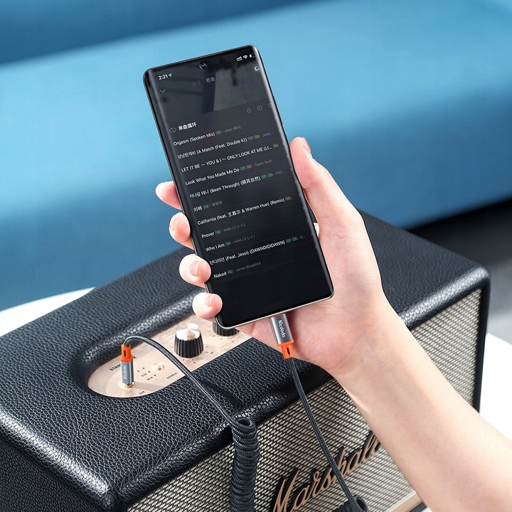 MCDODO KABEL USB C AUX ADAPTER PRZEJŚCIÓWKA MINI JACK 3,5 DO SAMSUNG