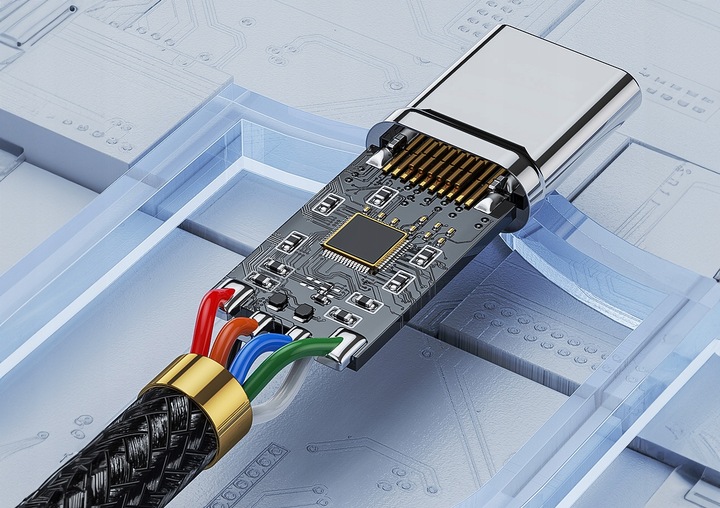 BOSTE SZYBKI UNIWERSALNY KABEL USB-C TYP-C PRZEWÓD QC PD 100W BEZPIECZNY 3M