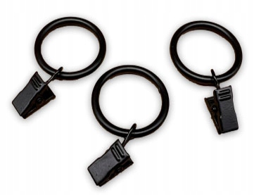 Karnisz METALOWY pojedynczy fi19 mm LOFT - 140cm Czarny mat