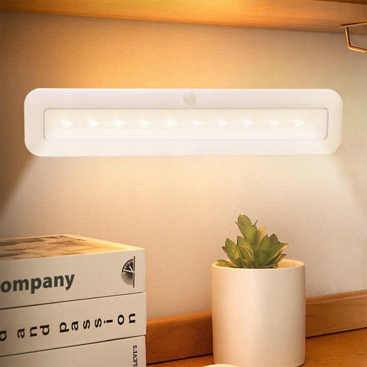 Lampka z Czujnikiem Ruchu Zmierzchu Lampa Podszafkowa Diody LED Magnes