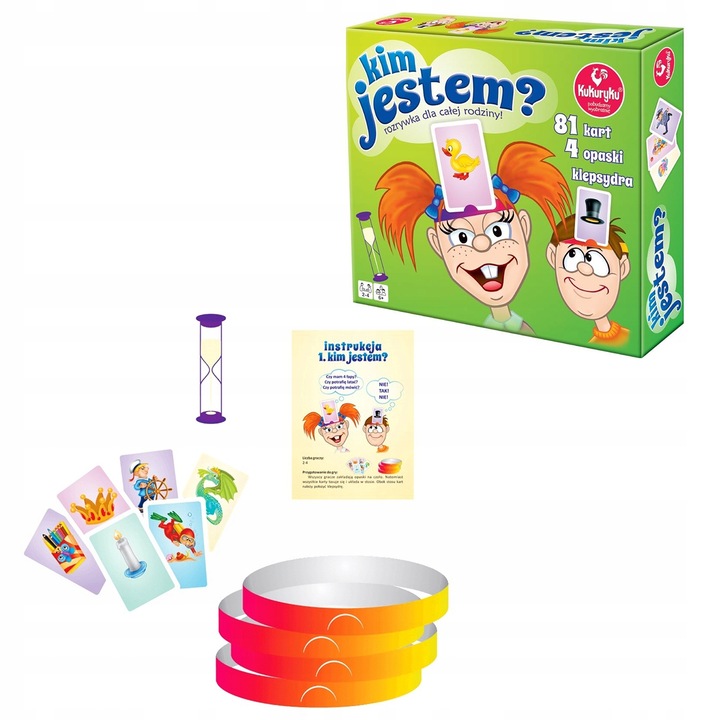 KIM JESTEM? Gra planszowa dla dzieci Kukuryku PL