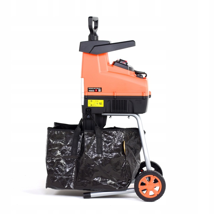 ROZDRABNIACZ ELEKTRYCZNY FREZOWY DO GAŁĘZI 2800W RĘBAK DO DREWNA