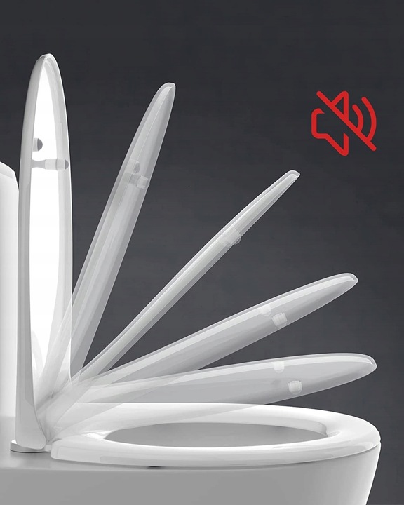 DESKA SEDESOWA KLOZETOWA WOLNOOPADAJĄCA UNIWERSALNA DUROPLAST WC CS