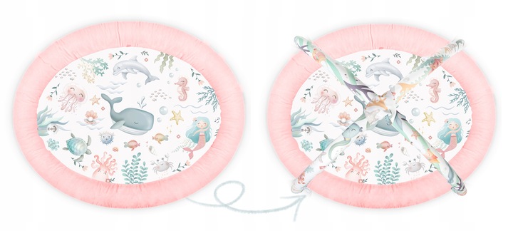 MATA EDUKACYJNA INTERAKTYWNA DLA NIEMOWLĄT KOKON KOJEC GNIAZDO NUKIDO