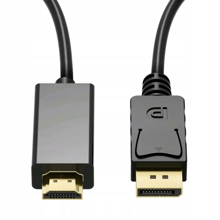 KABEL PRZEWÓD ADAPTER DISPLAYPORT 1.2 DO HDMI 4K UHD WIREWAY WW342118 1.8m