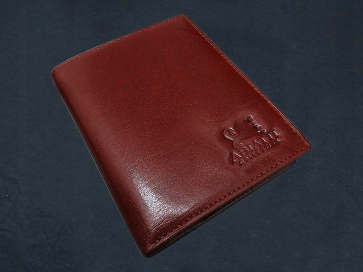 SKÓRZANY PORTFEL MĘSKI ABIATTI OCHRONA KART RFID !