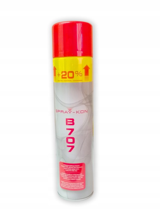 Spray-Kon B707 600ML KLEJ KONTAKTOWY W SPRAYU IN01