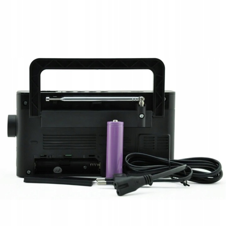 RADIO KUCHENNE DOMOWE PRZENOŚNE NA AKUMULATOR FM AM BLUETOOTH MICRO SD