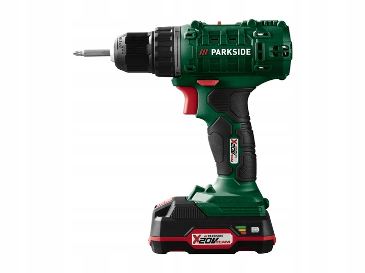 PARKSIDE Akumulatorowa Wiertarkowkrętarka PBSSA 20-Li A1, 20 V z AKU +