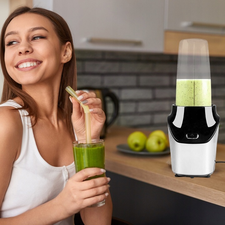 Blender kielichowy do SMOOTHIE KOKTAJLI MŁYNEK 1000W