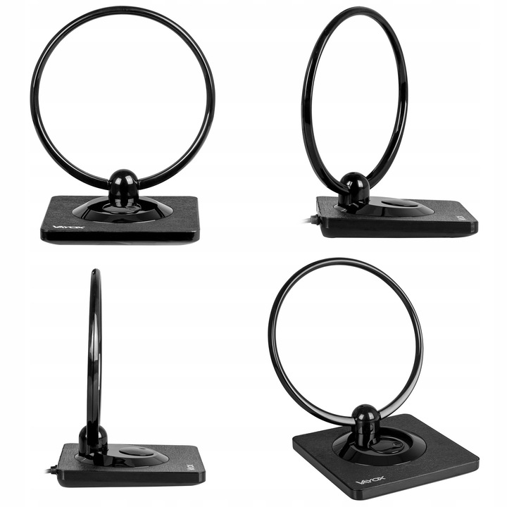 ANTENA POKOJOWA DVB-T2 AKTYWNA DO TV NAZIEMNEJ WZMACNIACZ 4K LTE MUX8 VAYOX