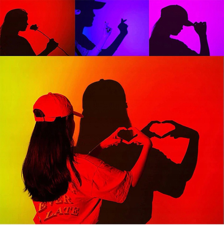 LAMPA NASTROJOWA PROJEKTOR IMITACJA ZACHODU SŁOŃCA