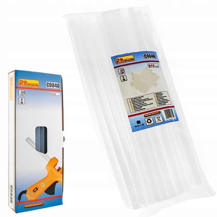 KLEJ DO PISTOLETU KLEJENIA NA GORĄCO OPAKOWANIE 1kg FI 11 mm długość