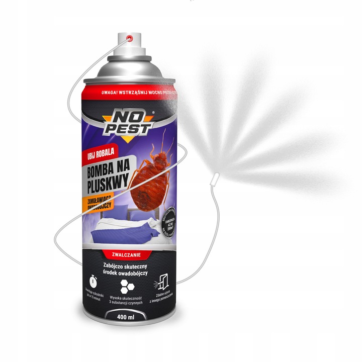 ŚRODEK BOMBA PREPARAT GRANAT FOGGER NA PLUSKWY PAJĄKI MOLE PRUSAKI (3