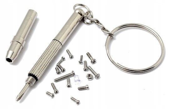 ZESTAW ŚRUBEK ŚRUBKI NAKRĘTEK 1000 SZT DO NAPRAWY OKULARÓW M1.4 M1.6 STAL