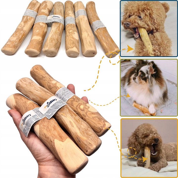 PATYK Z DRZEWA KAWOWEGO M NATURALNY KAWOWY GRYZAK DLA PSA WYTRZYMAŁY ŚREDNI