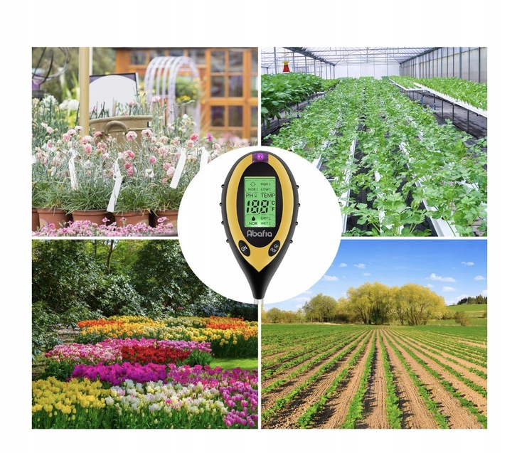 KWASOMIERZ GLEBOWY MIERNIK TESTER PH ZIEMII 4w1