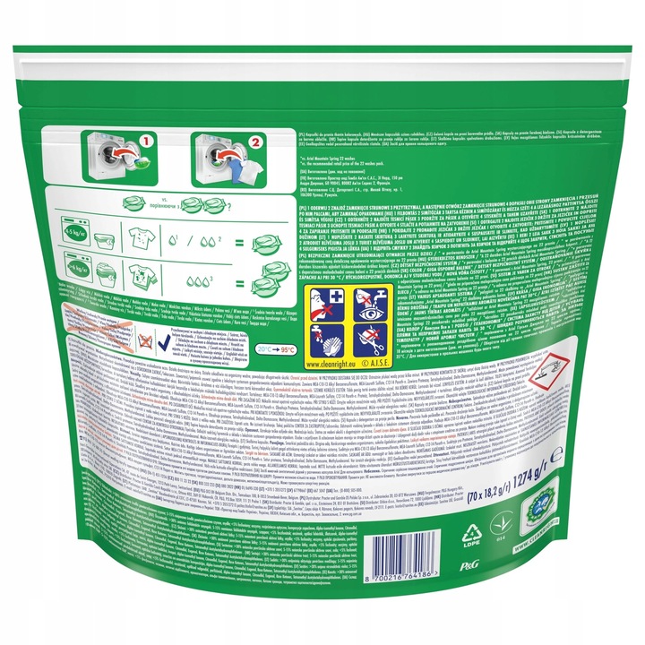 Kapsułki do prania kolorowych ARIEL Color Allin1 70szt