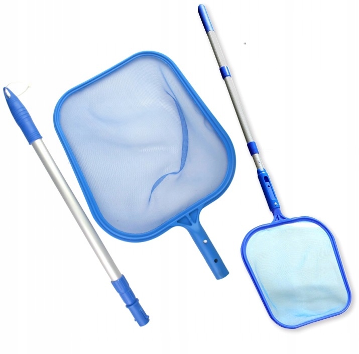 PODBIERAK ZBIERAK SIATKA DO CZYSZCZENIA BASENU JACUZZI SIATKA BASEN + KIJ