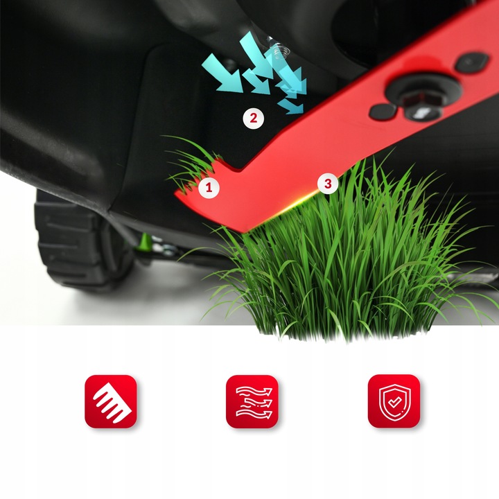 KOSIARKA SPALINOWA LEHMANN 44CM NAPĘD POTĘŻNA SILNIK 146CC MULCZOWANIE