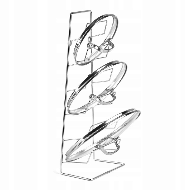 STOJAK NA POKRYWKI OD GARNKÓW PATELNI WIESZAK