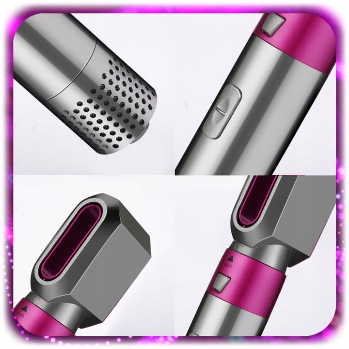 Lokówko-suszarka 5w1 Wielofunkcyjna JONIZACJA SZCZOTKA LOKI REGULACJA 1000W