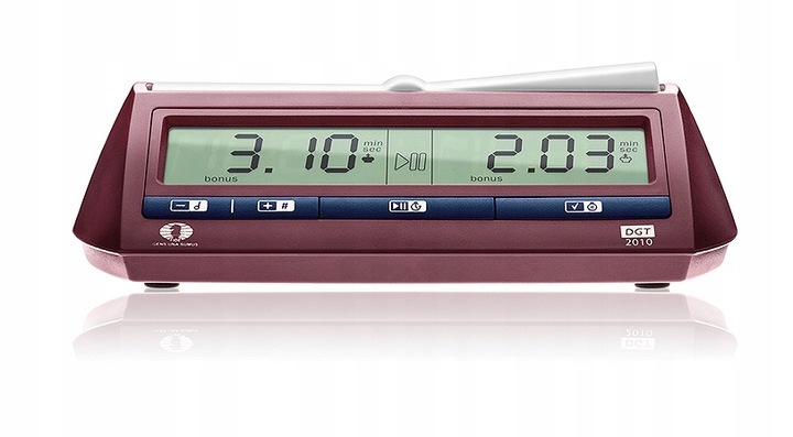Zegar szachowy DGT 2010. Atest FIDE, wszystkie tempa gry ! 3 lata gwarancji