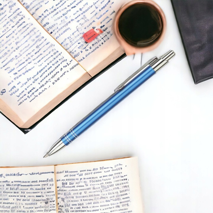 Długopis metalowy reklamowy BOND z logo tekstem 50szt długopisy nadruk