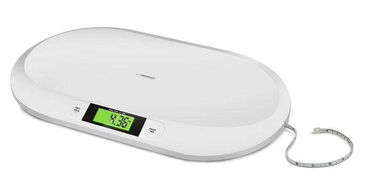 PRECYZYJNA WAGA DZIECIĘCA NIEMOWLĘCA DLA NIEMOWLĄT DO 20KG + MIARKA