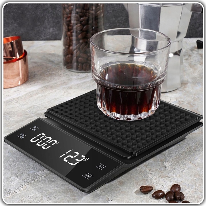 WAGA KUCHENNA DOMOWA PRECYZYJNA ELEKTRONICZNA 3KG KAWY WYŚWIETLACZ