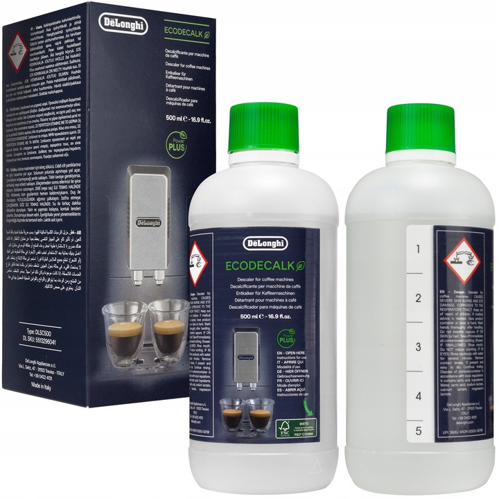 ECODECALK ODKAMIENIACZ DO EKSPRESÓW DELONGHI 500ml OCHRONA EKSPRESU