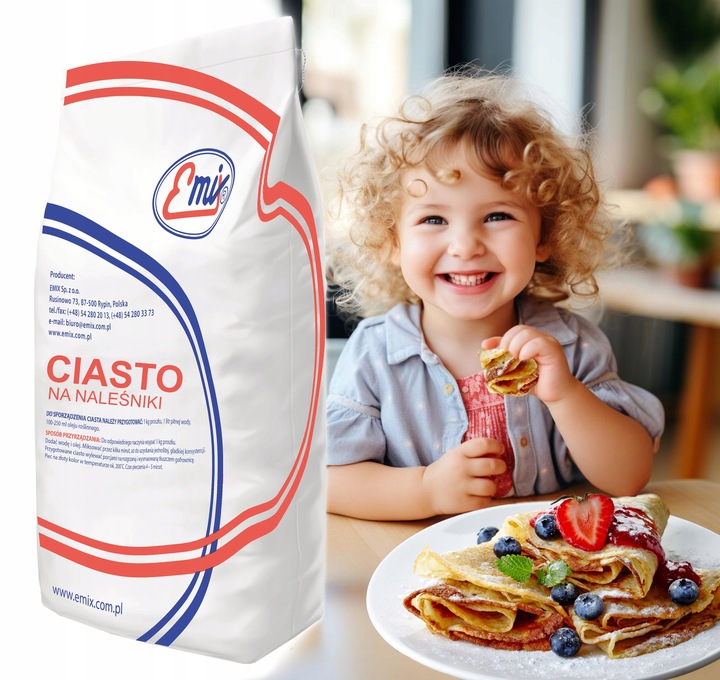 CIASTO NA NALEŚNIKI 1000 g Emix PROSZEK Gotowe Naleśniki 1 kg