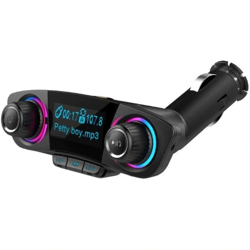 TRANSMITER FM BLUETOOTH 5.0 USB WIELOFUNKCYJNY 8w1